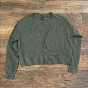Gap Cropped Cardigan Sweater